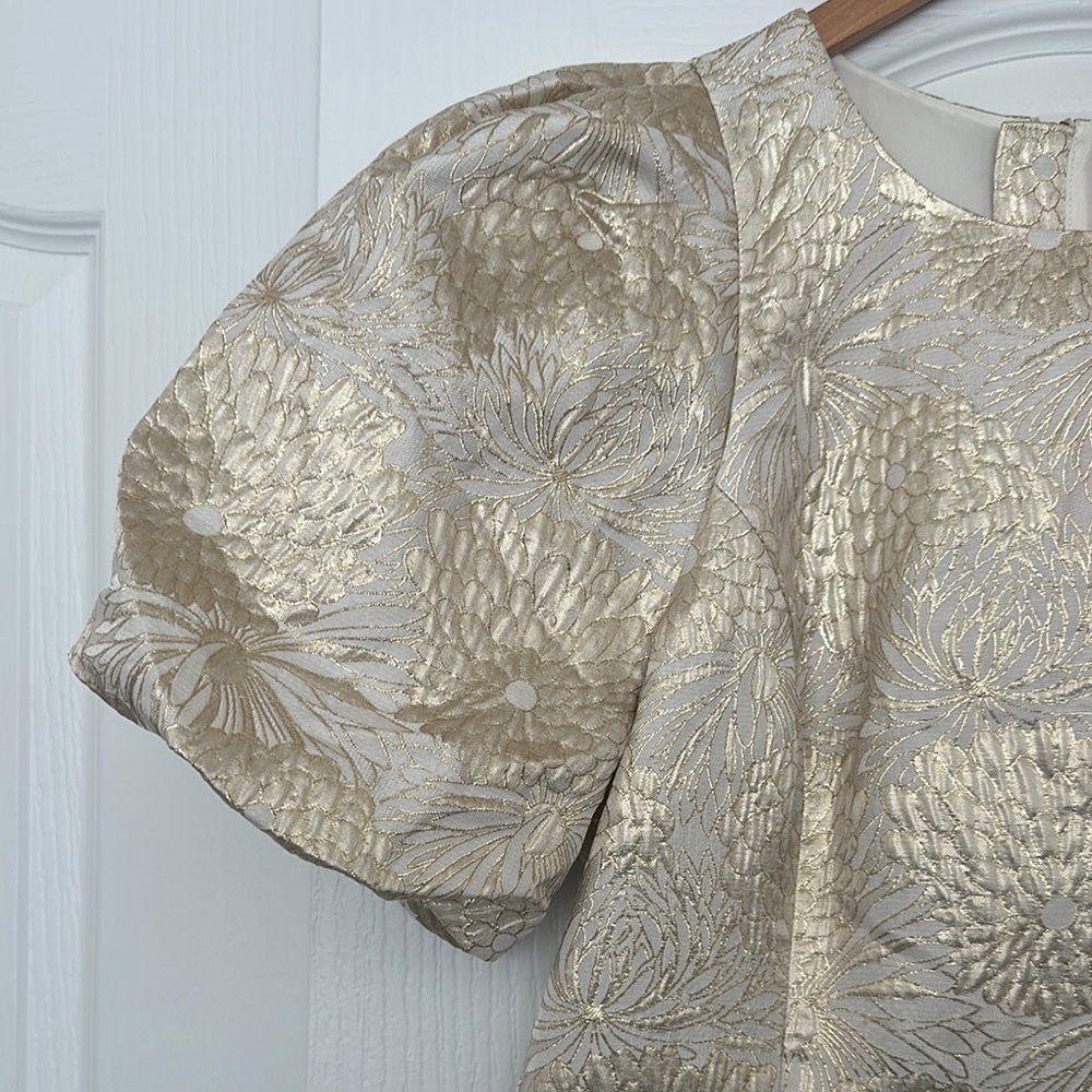 Lilly Pulitzer Ailani Gold Floral Dress - Picture 15 of 15